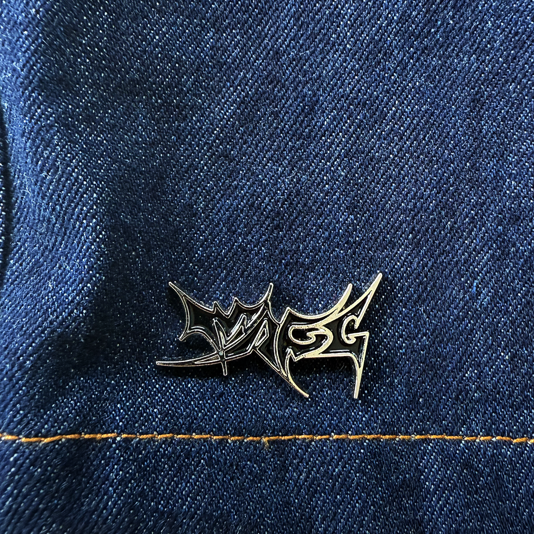 Gold Stitch Denim Shorts