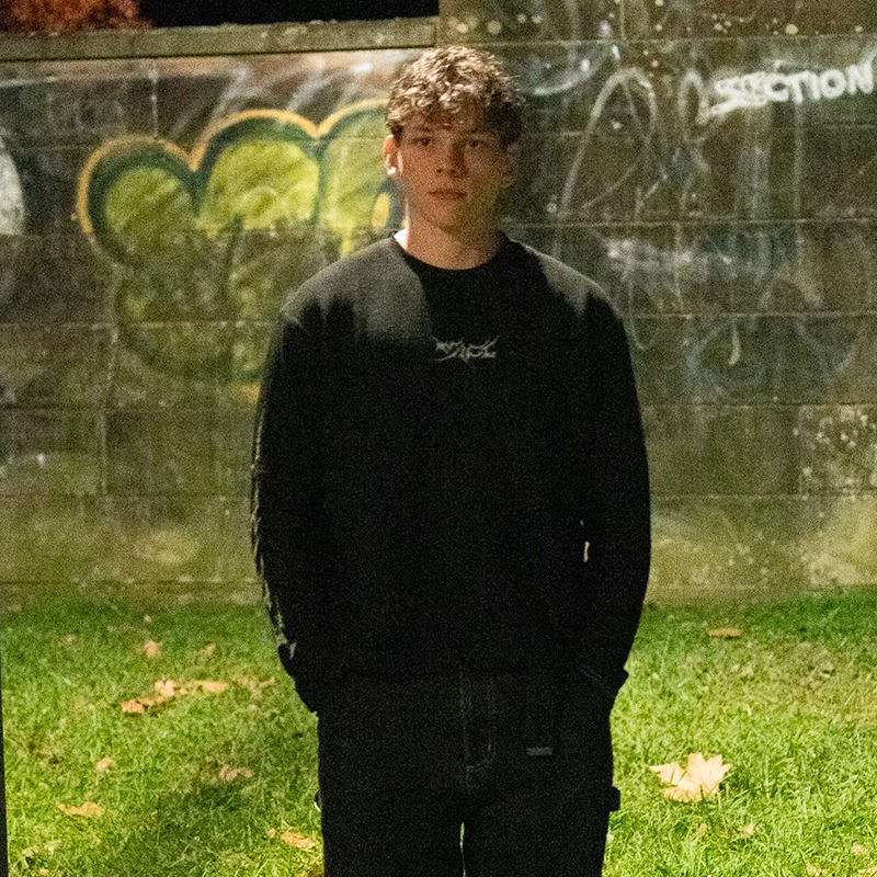 Bladed Waffle Knit (Black)