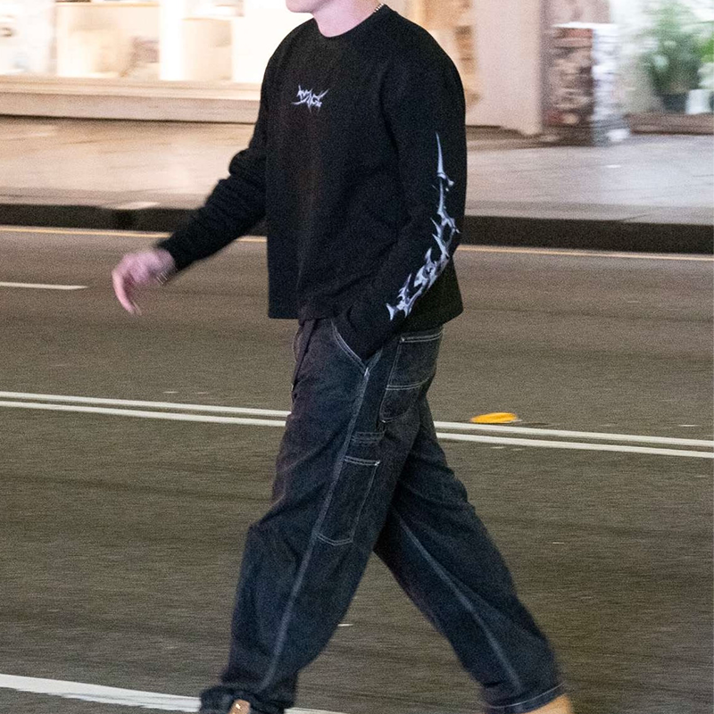 Bladed Waffle Knit (Black)